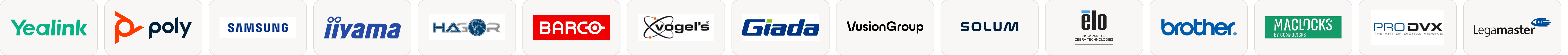 Logos unserer Technologiepartner